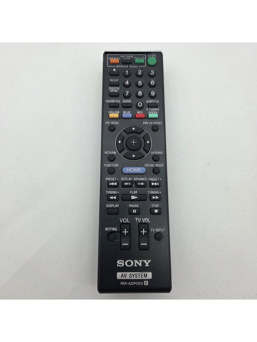 Genuine Sony RM-ADP053 AV System Remote Control OEM For BDV-E370 BDV-E570 Tested